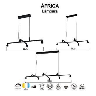 Люстра подвесная AFRICA 9408