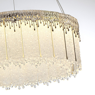 Люстра 50 см, LED*60W, 3700К, 4968lm Odeon Light Cleo 5091/60L, золотой