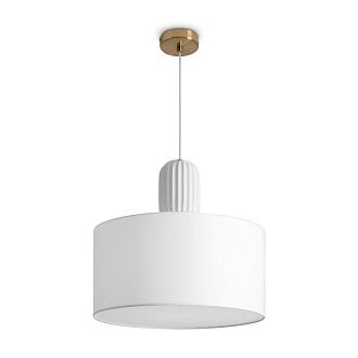 Подвесной светильник 40*40*204 см, 1*E27*60W, Freya Ceram FR5491PL-01BS, латунный