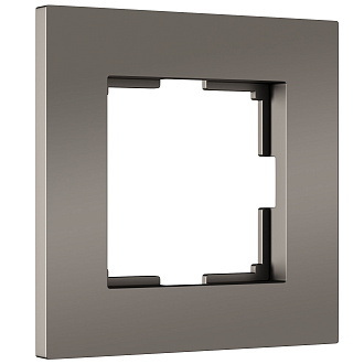 W0012963 Рамка на 1 пост Slab, бронза софт Werkel, 4690389193354