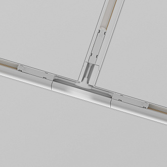 Коннектор питания Т-образный Maytoni Technical Magnetic track system Gravity TRA004CWT-22W белый