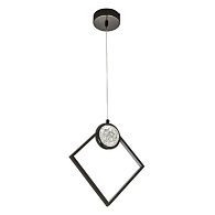 Светильник 25*25*35-135 см, *LED*20W, 4000K, LED4U L8602-1 BK, Чёрный