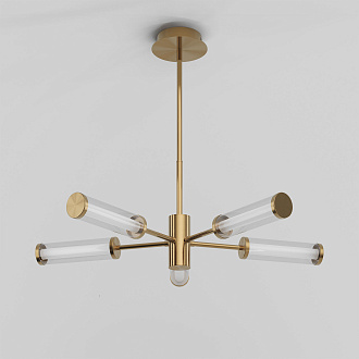 Светильник 72*72*76 см, *LED, 22W, 3000 Eurosvet Stark 50386/5 LED, латунь