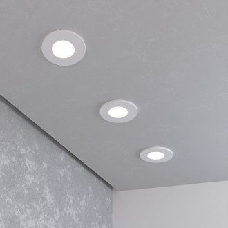 Влагозащищенный точечный светильник 125 MR16 белый матовый Elektrostandard, вр 6 см