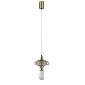 Подвесной светильник 23*180 см, LED, 12W, 4000К, Favourite VENETO 4236-1P латунный