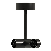 Потолочный токопроводящий Т-коннектор TECHNO ST LUCE ST1602.459.00 черный