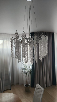 Светильник 120 см, Odeon Light Banche 5004/12, серебристый