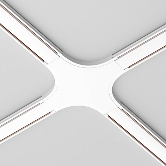 Комплектующие для накладной трековой системы Maytoni Technical Magnetic track system Radity TRA084CX-11W белый