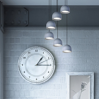 Подвесной светильник 8*180 см, LED, 8W, 4000К, Favourite Astern 4512-1P серый