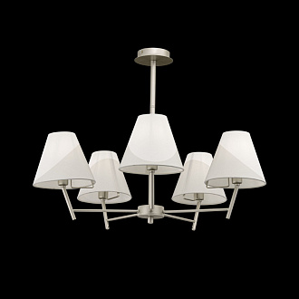Потолочная люстра Freya Vanessa FR5084PL-05G, диаметр 72 см, серебро