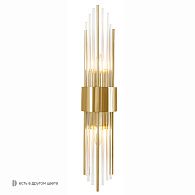 Бра 60 см, Crystal Lux ATENTO AP2 BRASS/TRANSPARENTE, латунь