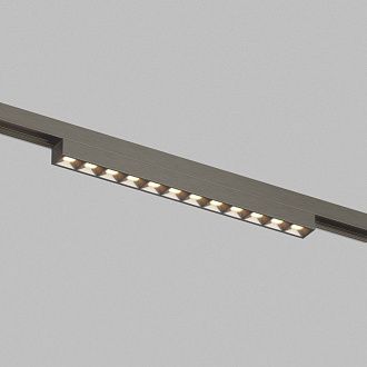Светильник на шине 23,2*1,9*2,7 см, *LED*910Lm, 3000-4000-6000K, Denkirs Shine Grill Zigbee DK5971-DN, темный никель