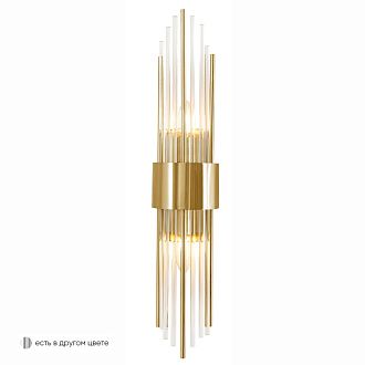 Бра 60 см, Crystal Lux ATENTO AP2 BRASS/TRANSPARENTE, латунь