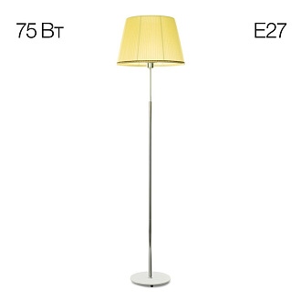 Торшер 42*162 см E27*75 W, Citilux Линц Хром+Кремовый CL402973