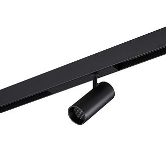 Cветильник  18*4,3*15 см, 1*LED*12W, 3000-6000K, Novotech VECTOR PORT 359957, черный,  диммир. пульт ДУ/Tuya Smart Life