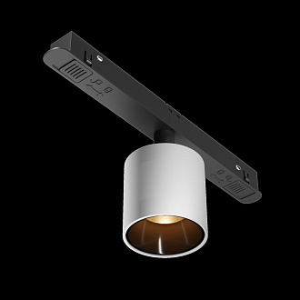 Трековый магнитный светильник 5 см, 7W, 3000K, Maytoni Alfa S TR132-2-7W3K-W, белый