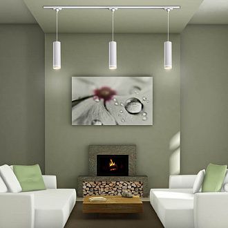 Подвес для шинопровода  NOVOTECH ARUM 357692, Ø 8 см, белый, LED, 12W, 3000K, 540Lm