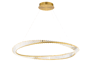 Люстра Ø1000 x H80, мм, 60W 4000K, BRASS(Латунь) NewRgy D2057-DW-1000 BRASS