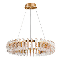Люстра 80*18 см, 1 LED*53W, 4000 К, Divinare Anna 1138/01 LM-125, Золото