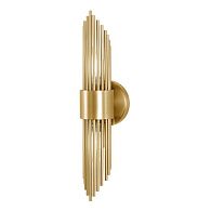 Настенный светильник 46 см, Crystal Lux RUDOLFO AP2 BRASS, золото