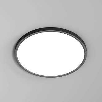 Накладной светильник 40*2,5 см, 36W, 3000-6000К, Denkirs THIN DK6522-BK черный