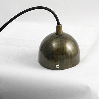 Подвесной светильник Lussole Loft GRLSP-9653, диаметр 50 см, коричневый