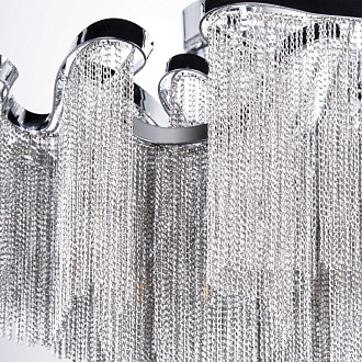 Потолочный светильник 55*61,5 см, 6*E14 Loft it Stream 10208/600C Smoke