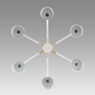 Люстра потолочная 80*51 см, 6*E27 Lumion ROSALINA 8097/6C белый