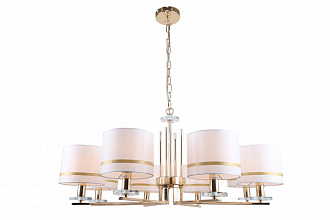 Подвесная люстра Stilfort Chart 1045/03/08P, диаметр 85 см, золото