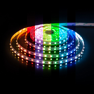 Светодиодная лента Лента светодиодная 24V 24W 60Led 5050 IP20 MIX RGB/теплый белый, 5м Elektrostandard