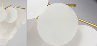 Потолочная люстра Nimbus D80 80*80*72 см, 7*E14*40W, ImperiumLoft 40.1883, Латунь