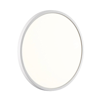 Cветильник 40*2,5 см, LED 32W, 3000/4000 К, IP40, белый, пластик Sonex Alfa White, 7659/32L