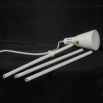 Торшер 18*132 см, 1*E14 Lussole Union LSP-0675 белый