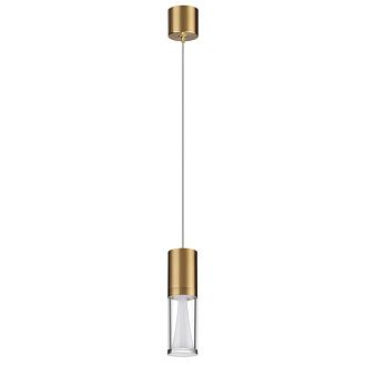 Подвесной светильник *8*220- см, 1*LED*4W, 3000K, Odeon Light Defance 7144/4L, бронзовый