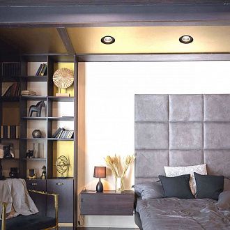 Встраиваемый светильник 11 см, 15W, 4000К, Novotech SPOT 358790, вр 9,5 см