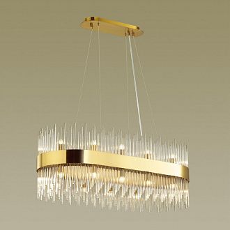 Подвесная люстра Odeon Light Focco 4722/24, латунь-бронза