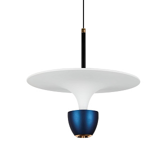 Подвесной светильник 29*8*130 см, LED 10W, 4200K, Черный LED4U L8755-1 BL