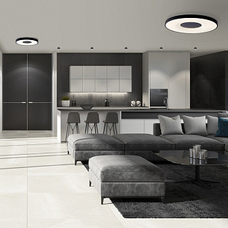 Светильник *50*6,8 см, LED *  80W, 3000К-6000К Mantra Coin 7564, черный