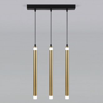 Подвесной светильник светодиодный 45 см 4200K 24W Eurosvet  Maestro 50133/3 LED бронза