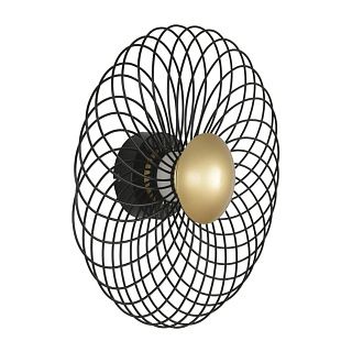 Бра *40*40-40 см, 1*LED*8W, 3000K, Lumion Camomile LUM8379/8WL, черный