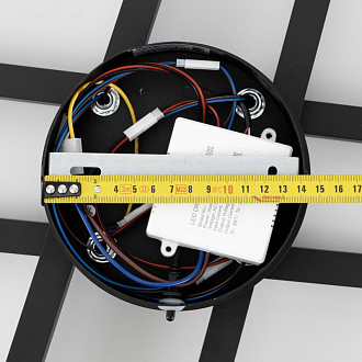 Люстра 117 см, 80W, 3000-5500K, 20 м2 Citilux CL203141 Стиг Черный