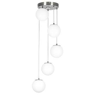 Люстра 45*120 см, LED*60W, 3000-5500К, 6000Lm, 22 м2 Матовый хром Citilux Адам CL228A051