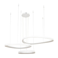 Подвесной светильник 115*80*150 см, LED 110W, 3000 / 6000K, Белый LED4U L8805-800-650-450