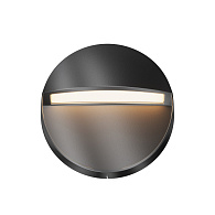 Подсветка для лестниц  12*2,2 см, LED 3W, 3000К, Черный Maytoni Mane O046SL-L3B3K