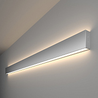 Линейный светодиодный накладной двусторонний светильник 128см 50Вт 4200К матовое серебро 101-100-40-128 Elektrostandard Pro