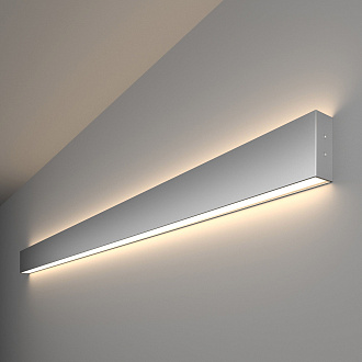 Линейный светодиодный накладной двусторонний светильник 128см 50Вт 4200К матовое серебро 101-100-40-128 Elektrostandard Pro