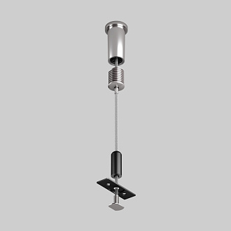 Комплектующие для трековой системы 2,5*0,8*200 см, Maytoni Technical Accessories for tracks Levity TRA184SW-1B черный