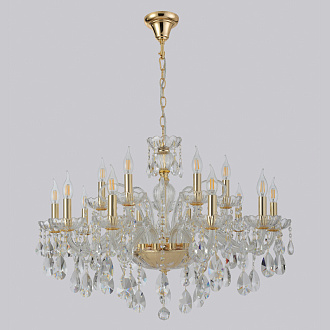 Светильник 85 см, Crystal Lux MONICA SP10+5 GOLD, золото