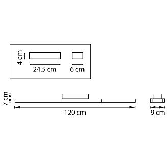 Люстра потолочная 9*120 см, 36W 3000K Lightstar Lodi 723427 Дерево; Черный