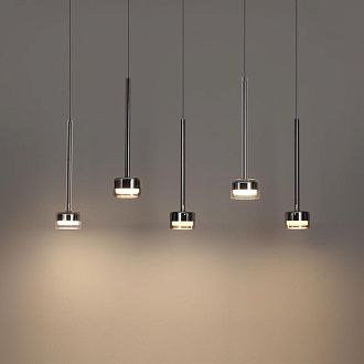 Подвесной светильник *10*253- см, 1*LED*4W, 3000K, Odeon Light Laslo 7151/10L, хром